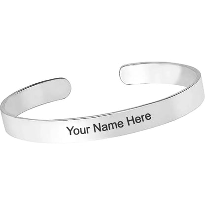 Personalized men’s kada bracelet - bracelets