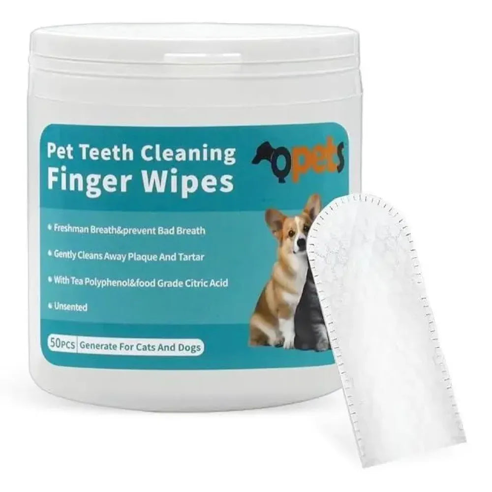 Pet dental finger wipes – 50 pcs