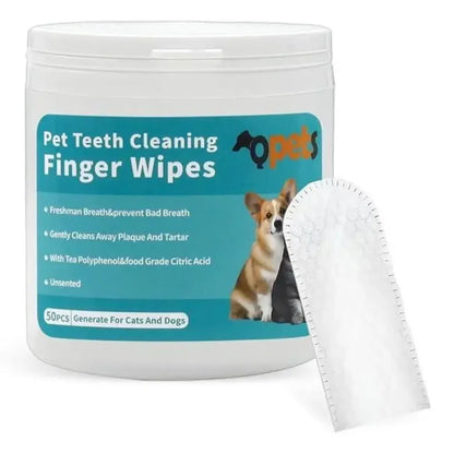 Pet dental finger wipes – 50 pcs