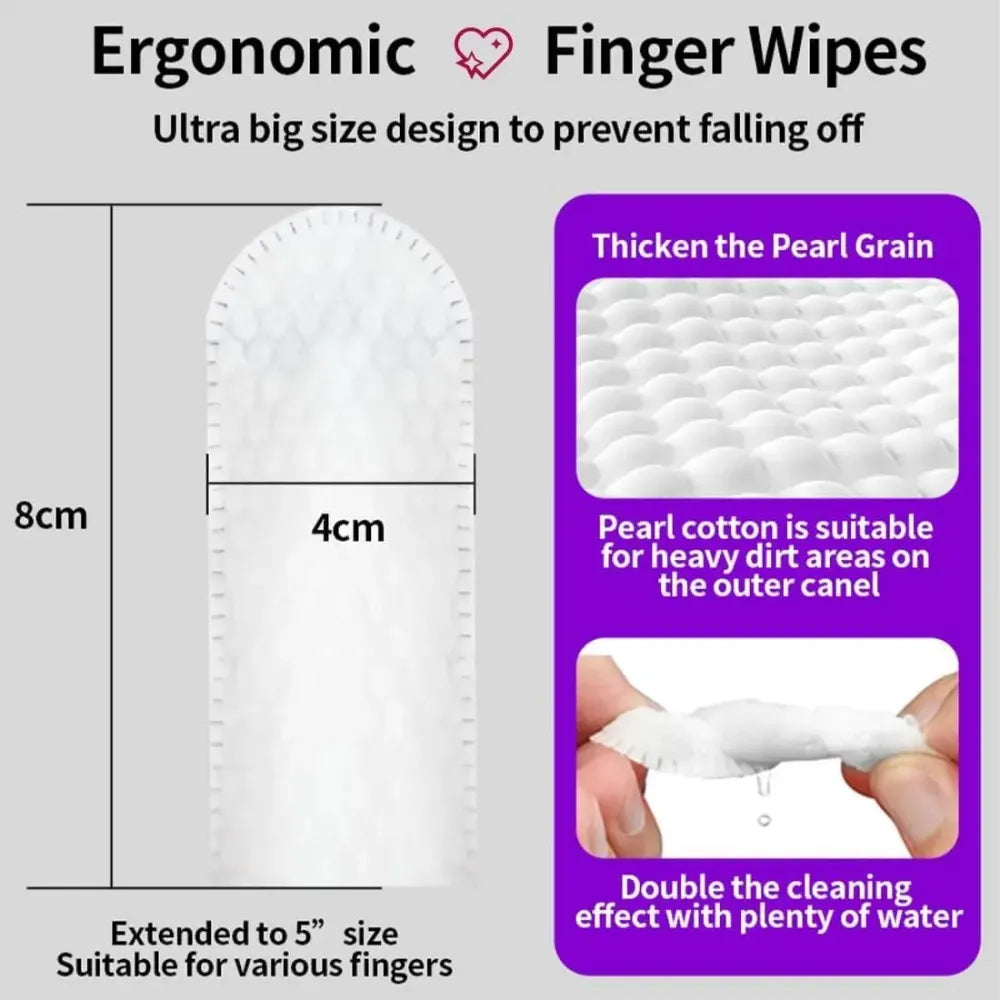 Pet dental finger wipes – 50 pcs