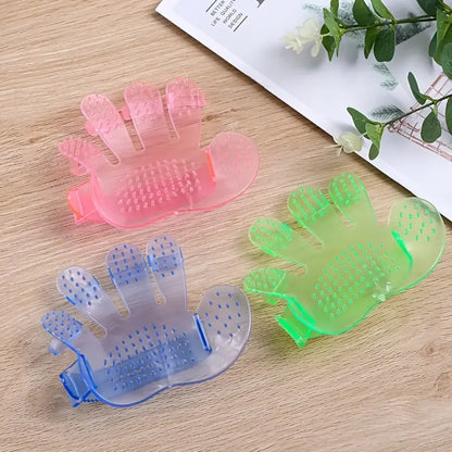 Pet grooming massage glove - home & kitchen