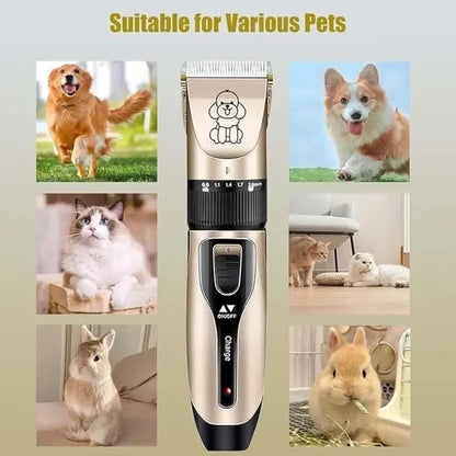 Pet grooming trimmer set