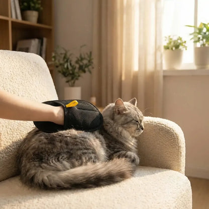 Pet hair removal gloves - home essentials