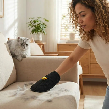 Pet hair removal gloves - home essentials