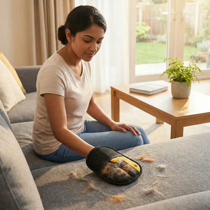 Pet hair removal gloves - home essentials