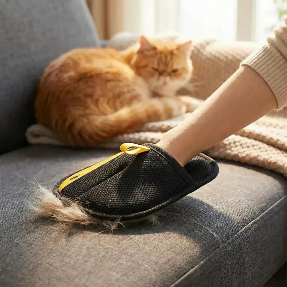 Pet hair removal gloves - home essentials