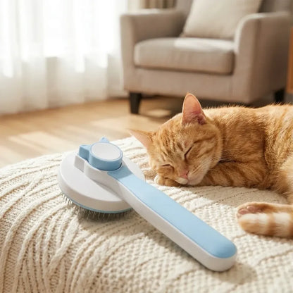 Pet shedding & hair removal brush