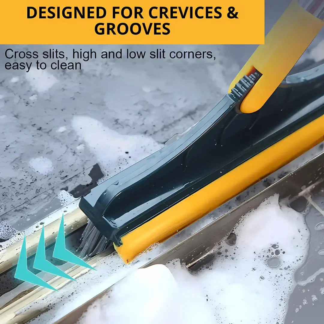 2 in 1 long handle cleaning wiper