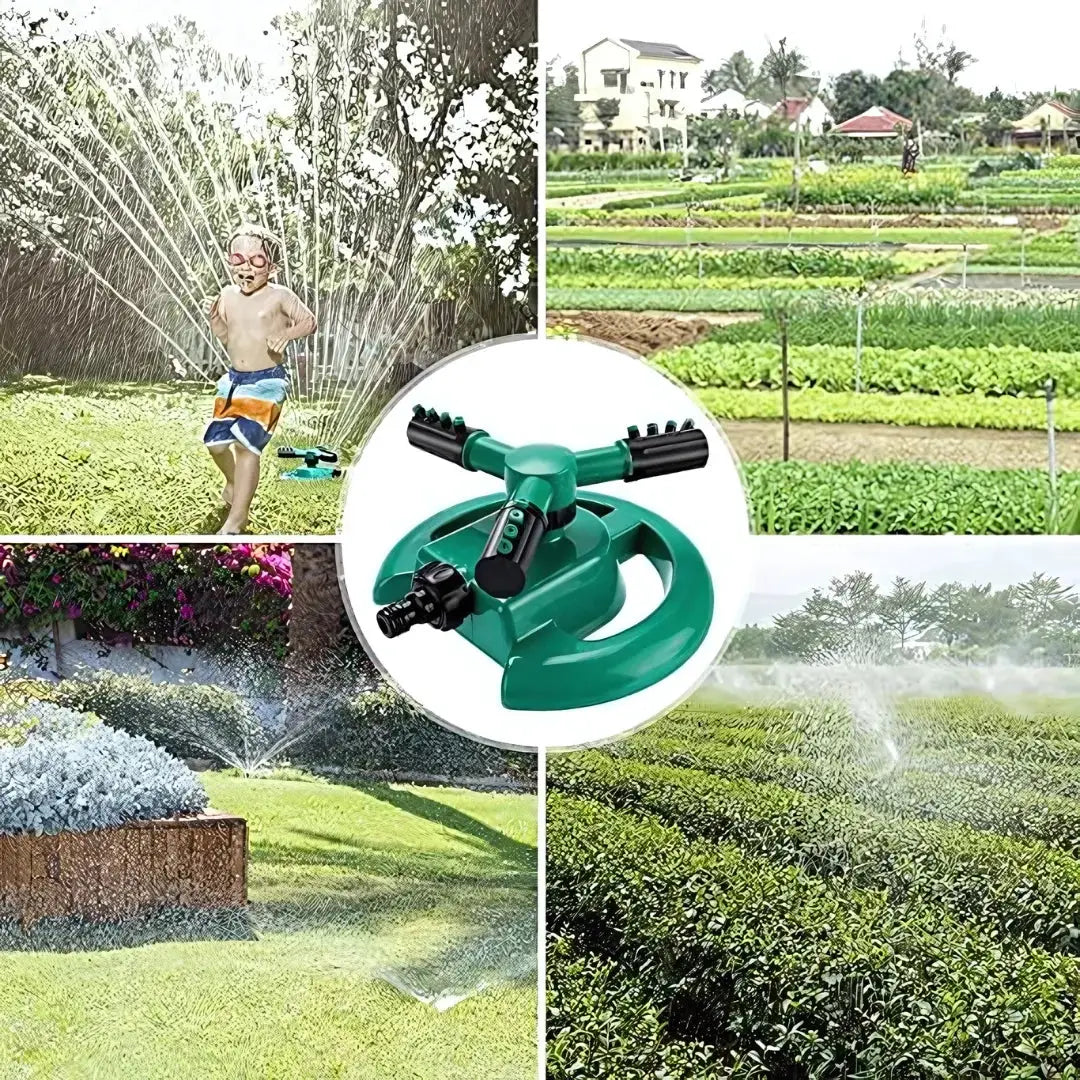 360° rotating water sprinkler