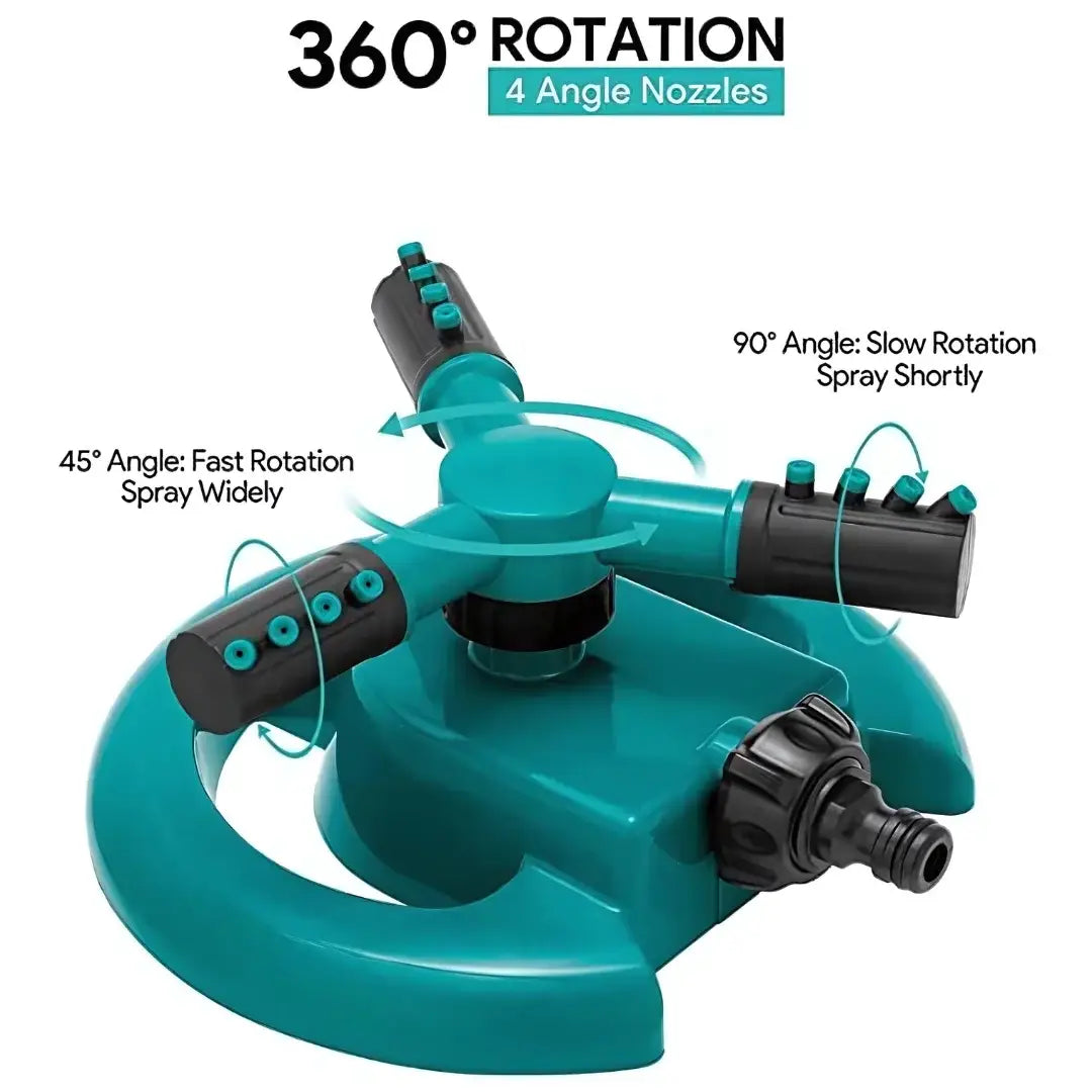 360° rotating water sprinkler