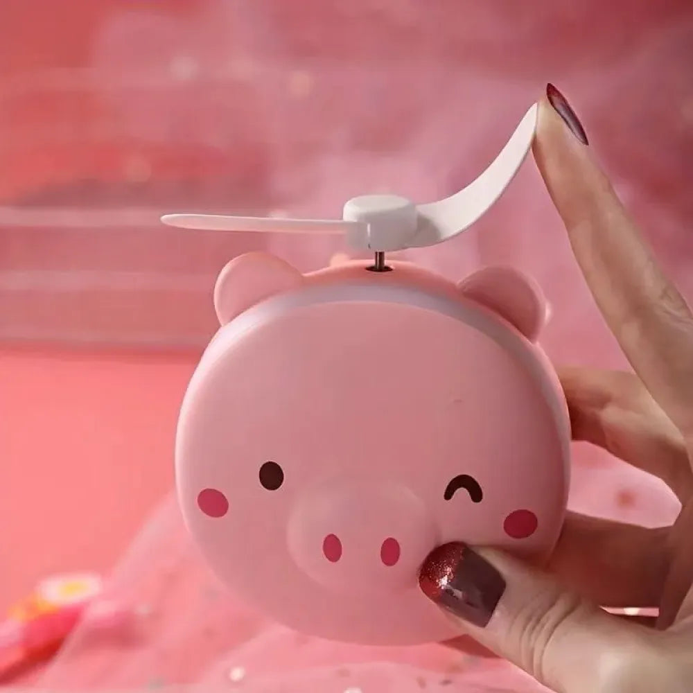 Pig led mirror fan