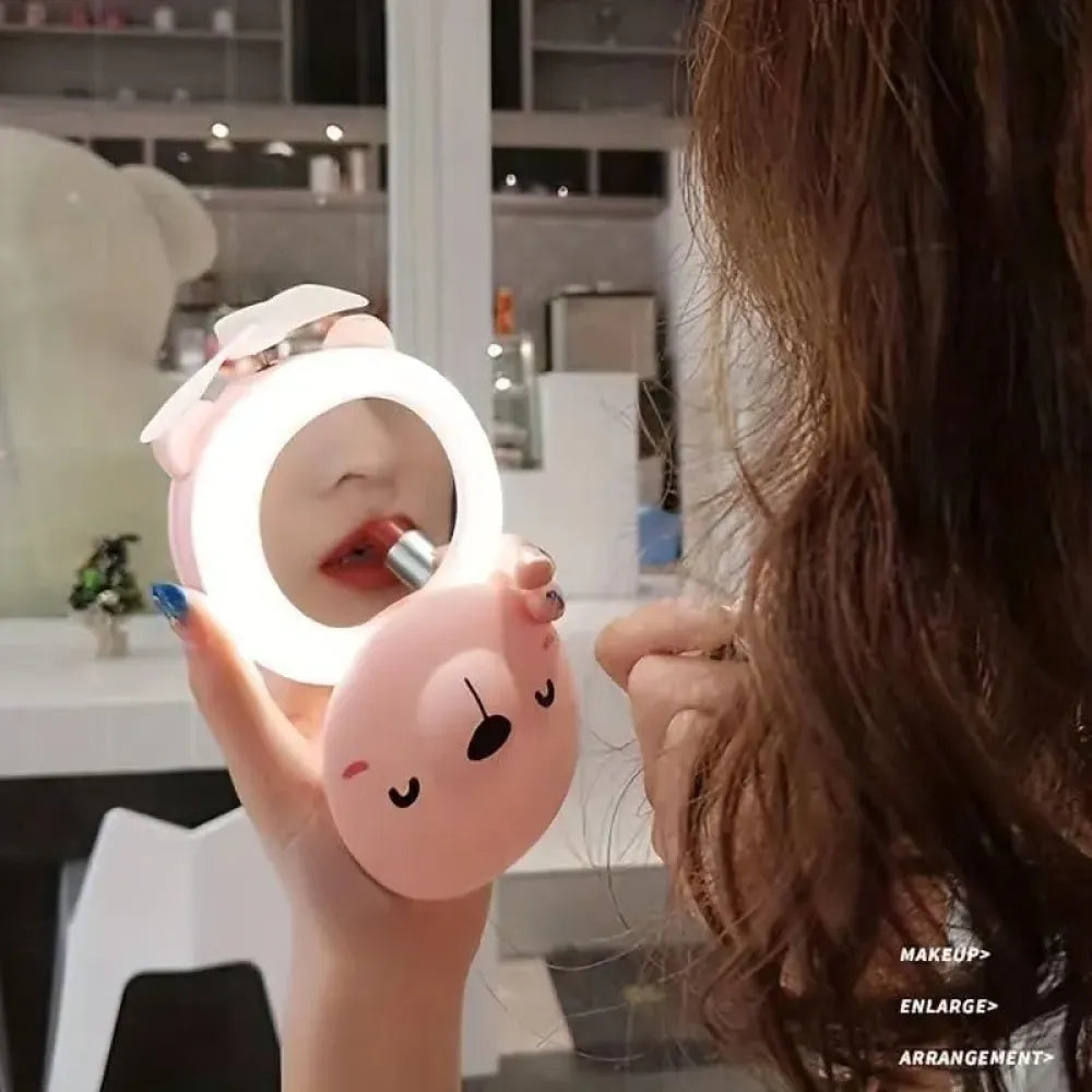 Pig led mirror fan