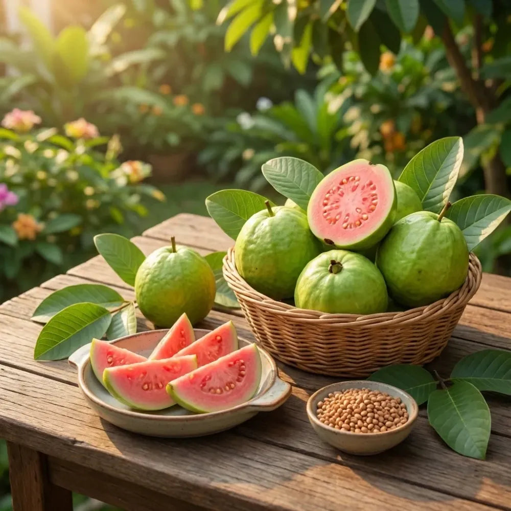 Pink guava seeds (20) - gardening
