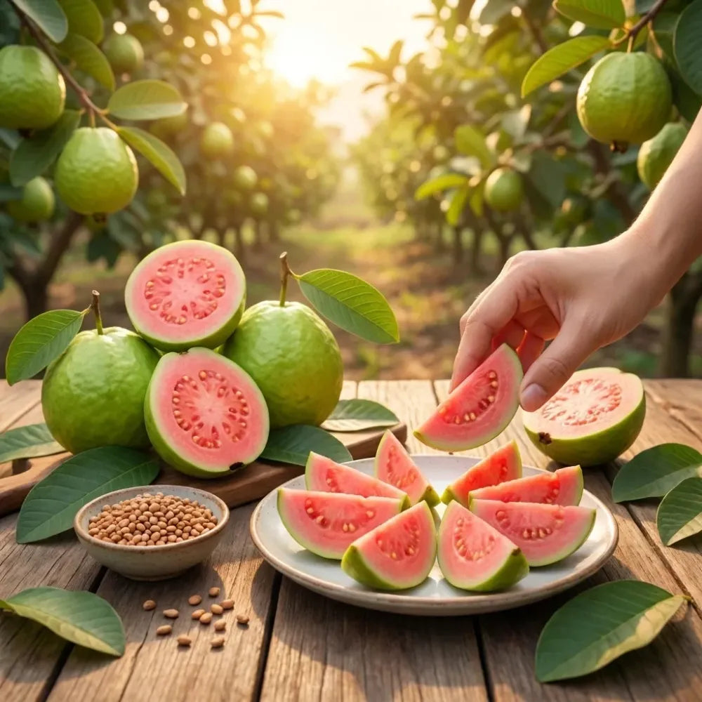 Pink guava seeds (20) - gardening