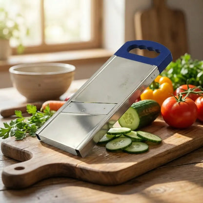 Plain stainless steel potato slicer - home & kitchen