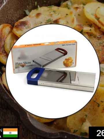 Plain Stainless Steel Potato Slicer