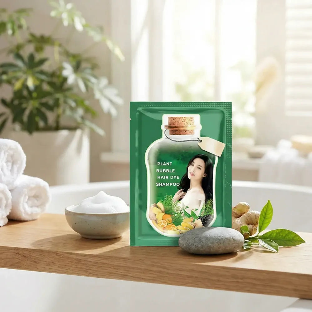Plant-based grey hair dye