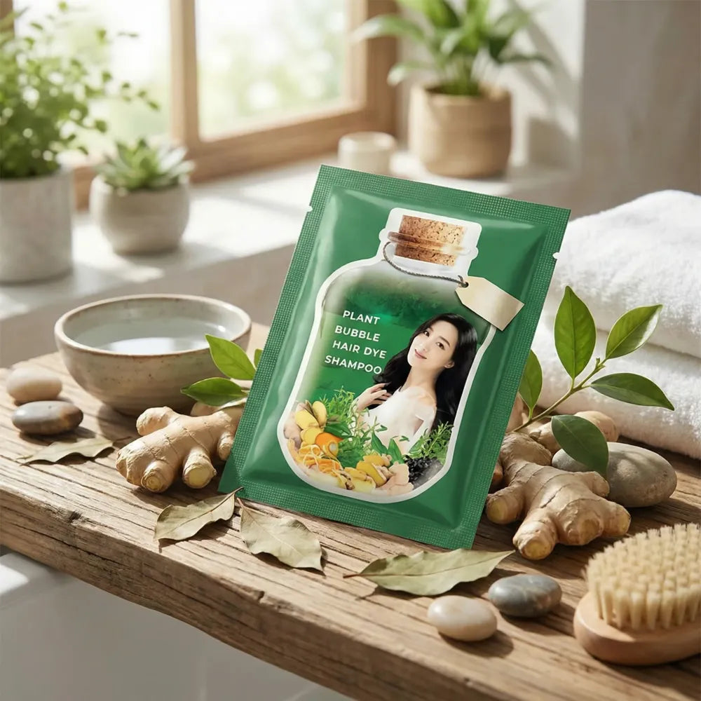 Plant-based grey hair dye