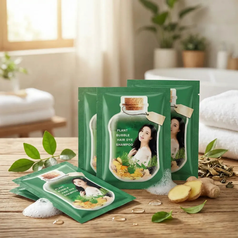 Plant-based grey hair dye