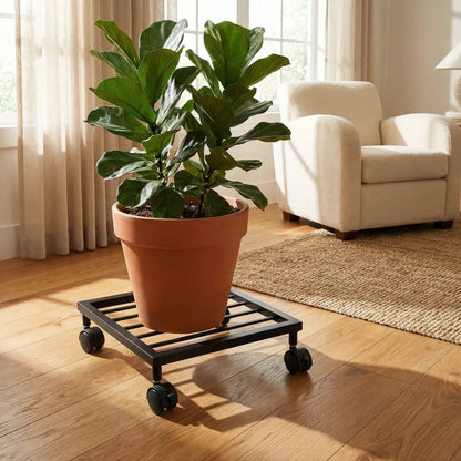 Plant caddy with wheels - home essentials
