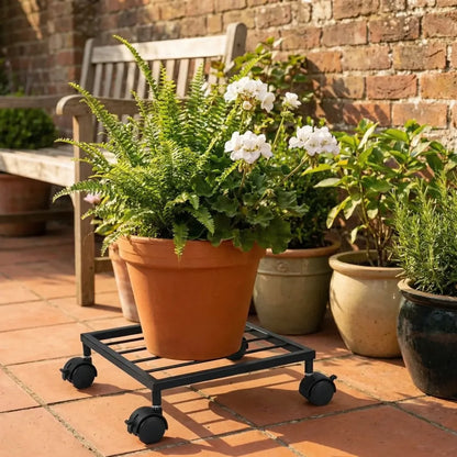 Plant caddy with wheels - home essentials