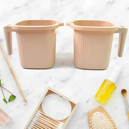 Plastic bath mug – 4 pcs 1000ml - home & kitchen