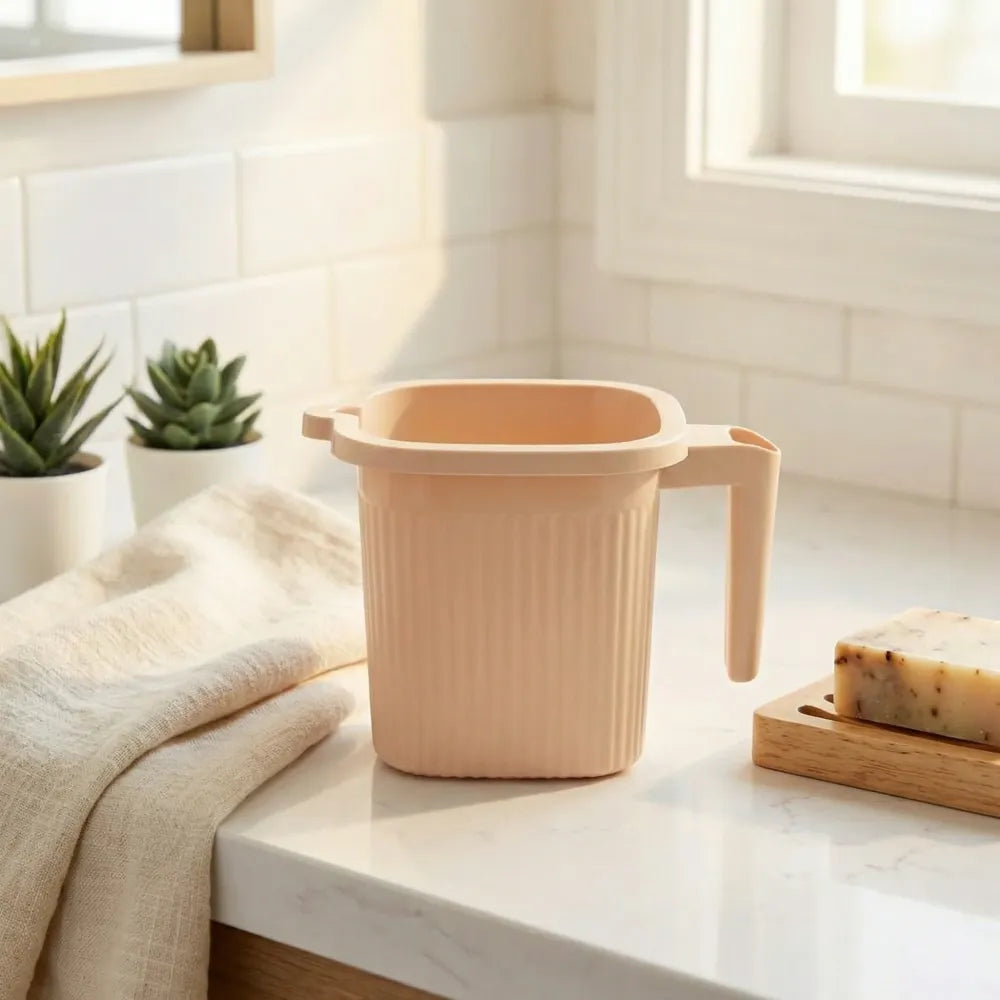 Plastic bath mug – 4 pcs 1000ml - home & kitchen