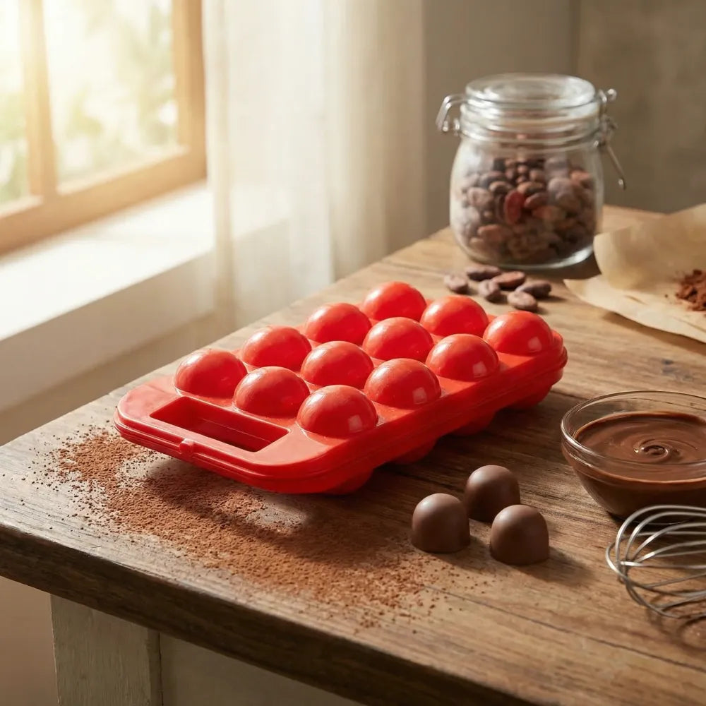Plastic egg storage tray with lid - home & kitchen