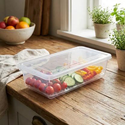 Plastic fridge organizer box – pack of 2