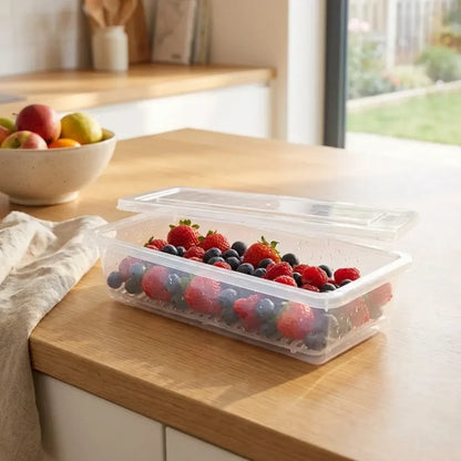 Plastic fridge organizer box – pack of 2