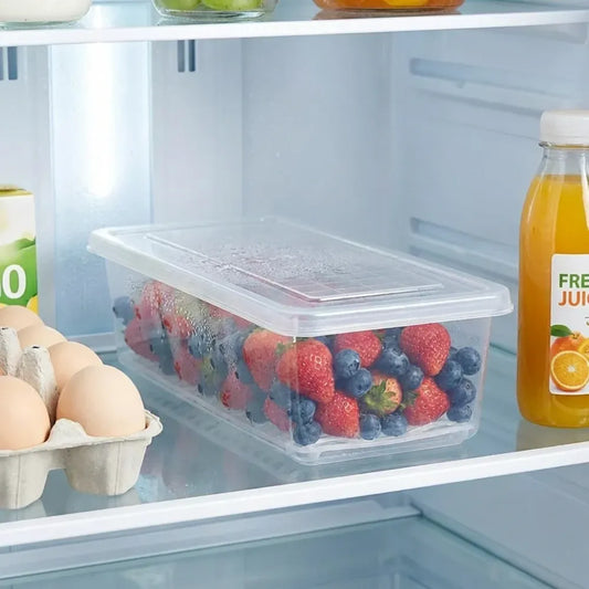 Plastic fridge organizer box – pack of 2