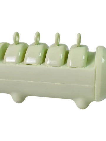 Plastic Ice Candy Maker 4 Compartment  Grid Kulfi Candy (1 Pc)