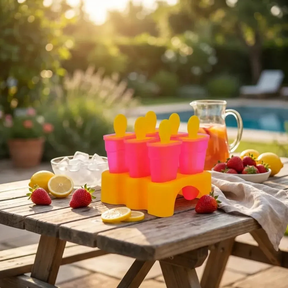 Plastic kulfi moulds set - home & kitchen