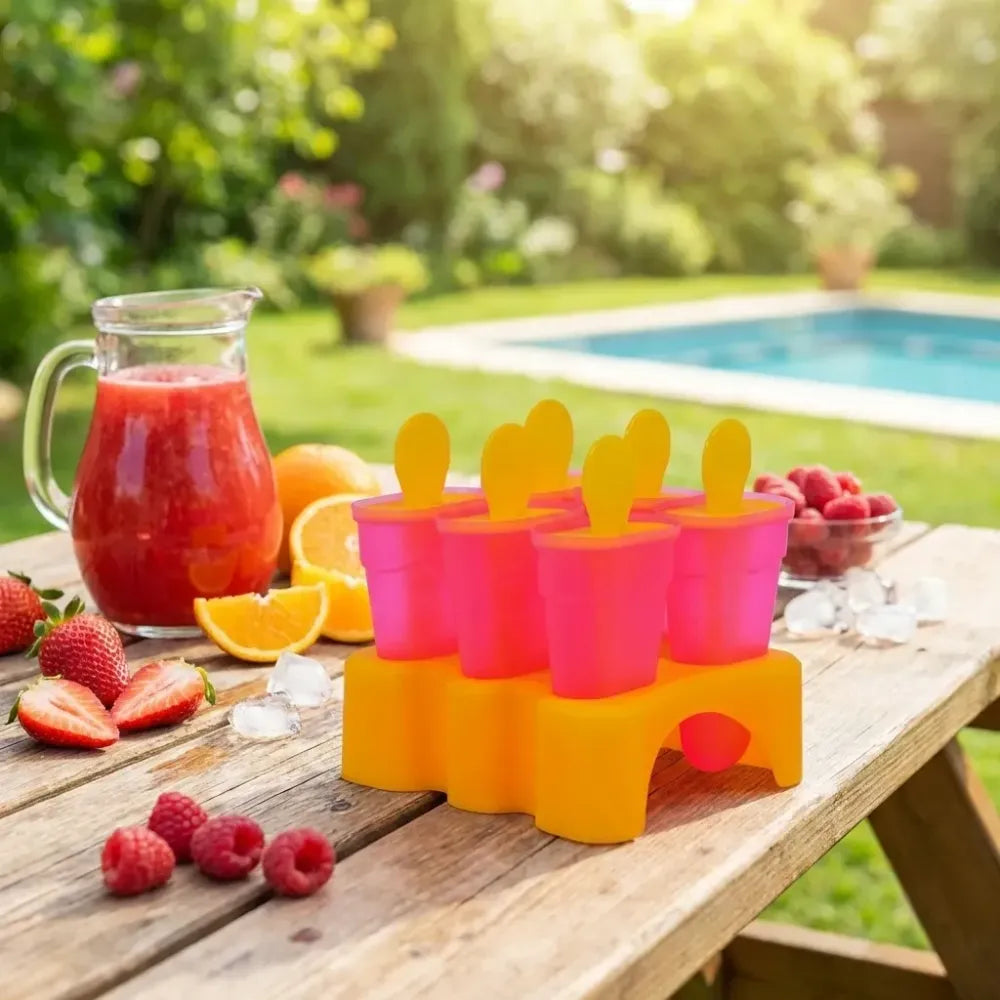 Plastic kulfi moulds set - home & kitchen
