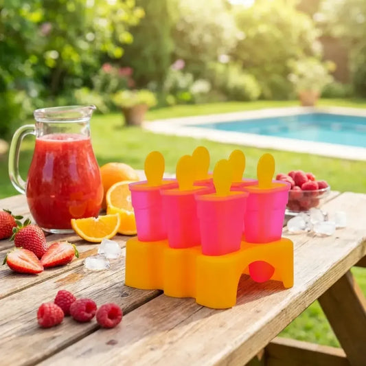 Plastic kulfi moulds set - home & kitchen
