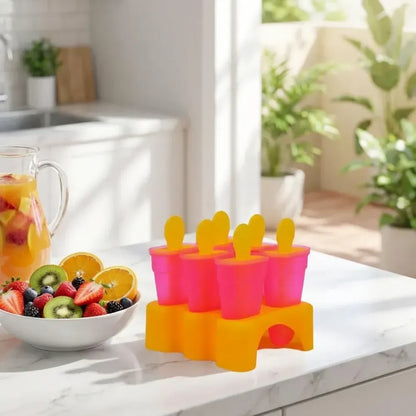 Plastic kulfi moulds set - home & kitchen