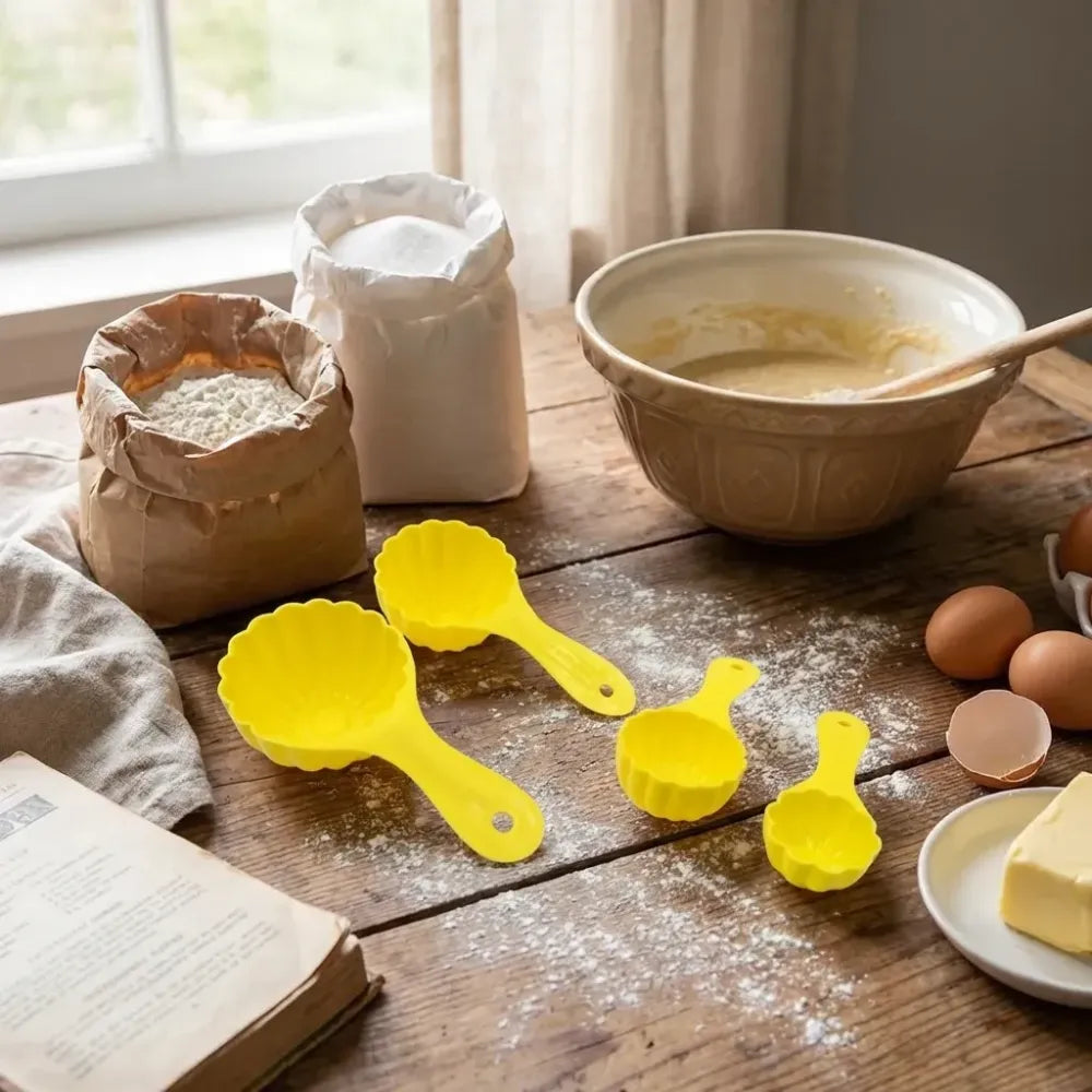 Plastic ladoo mould spoon set - home & kitchen