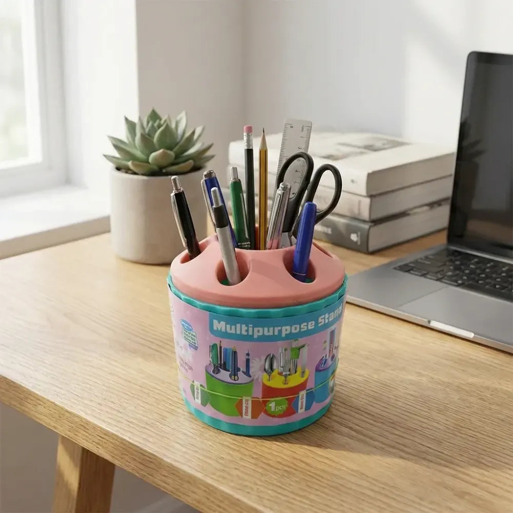 Plastic round desk organizer - home improvement