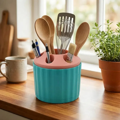 Plastic round desk organizer - home improvement