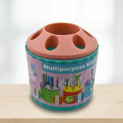 Plastic round desk organizer - home improvement