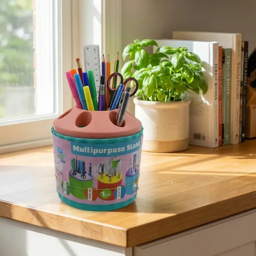 Plastic round desk organizer - home improvement