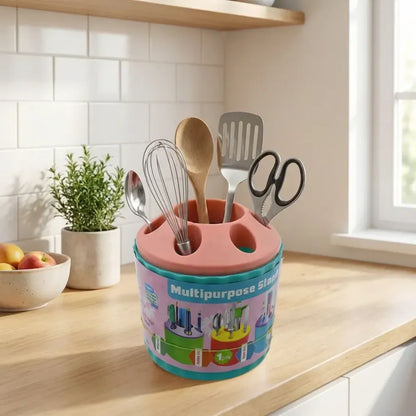 Plastic round desk organizer - home improvement