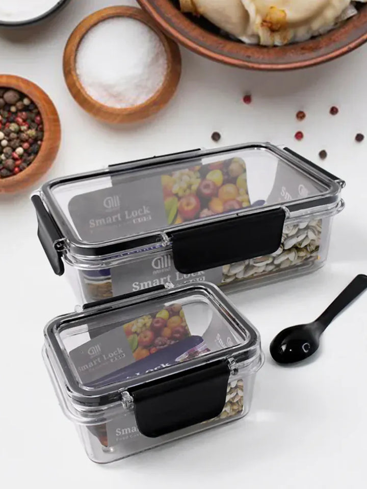 Plastic Storage Containers (2 Pcs)