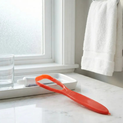 Plastic tongue cleaner scraper - health care