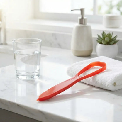 Plastic tongue cleaner scraper - health care