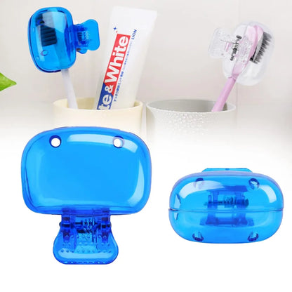 Plastic toothbrush head cover cap (1 pc) - home improvement