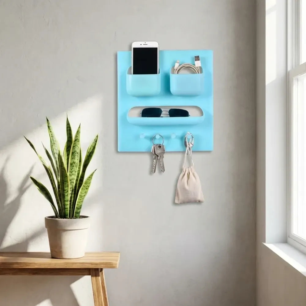 Plastic unbreakable soap dish & toothbrush holder – wall-mounted - home improvement