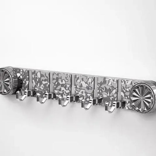 Plastic wall hook rack