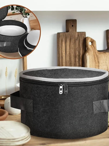 Plate Storage Case with Dividers