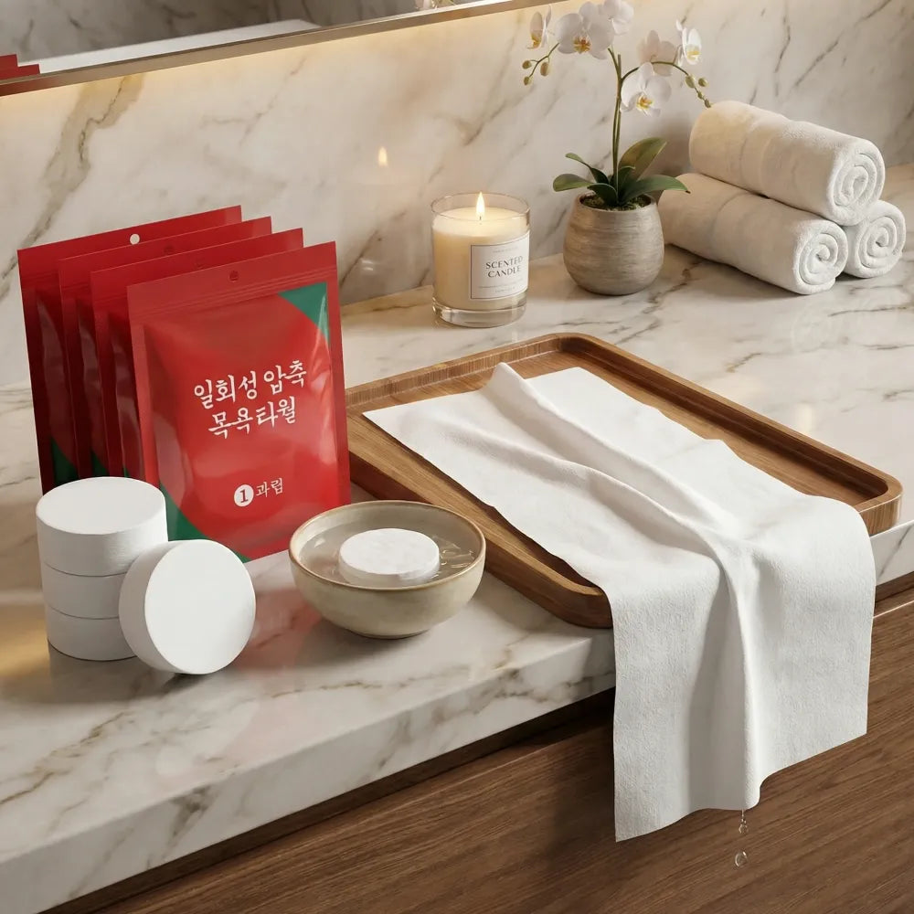 Pocket-sized towel tablets